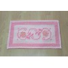 Tappeto sardo manuale 40X60 cm modello Rose in cotone