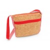 BORSA SUGHERO E COTONE ROSSO 1 TRACOLLA