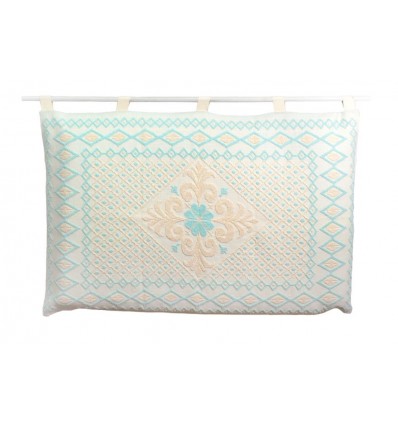 Federa Pistoccu per la testiera letto singolo in cotone 70X90