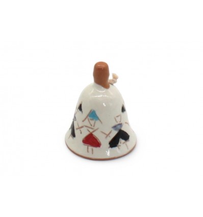 CAMPANELLA PICCOLA IN CERAMICA SU BALLU TUNDU