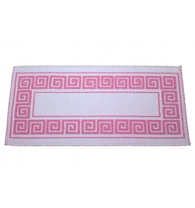 TAPPETO SARDO MANUALE 55X120 CM MODELLO GRECA