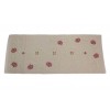 Tappeto sardo manuale 65X155cm modello Rose e Rombi in cotone